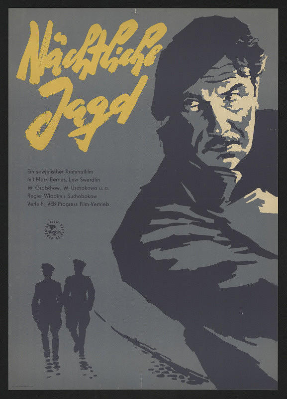 neznámý – Nächtliche Jagd - VEB Progress Film - Vertrieb 