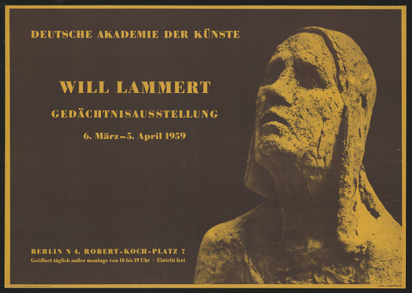 John Heartfield – Will Lammert,  6. März - 5. April 1959 