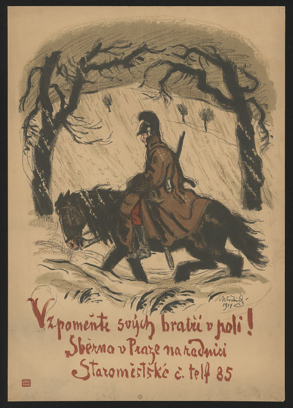 Max Švabinský – Vzpomeňte svých bratří v poli 