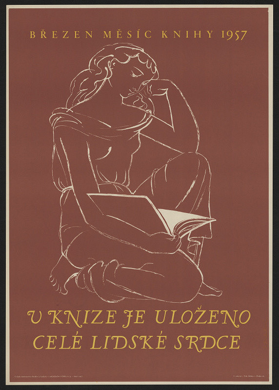 Sofie Vorlíčková – Březen - měsíc knihy 1957 