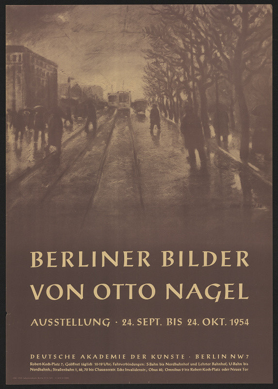 neznámý – Berliner bilder von Otto Nagel 
