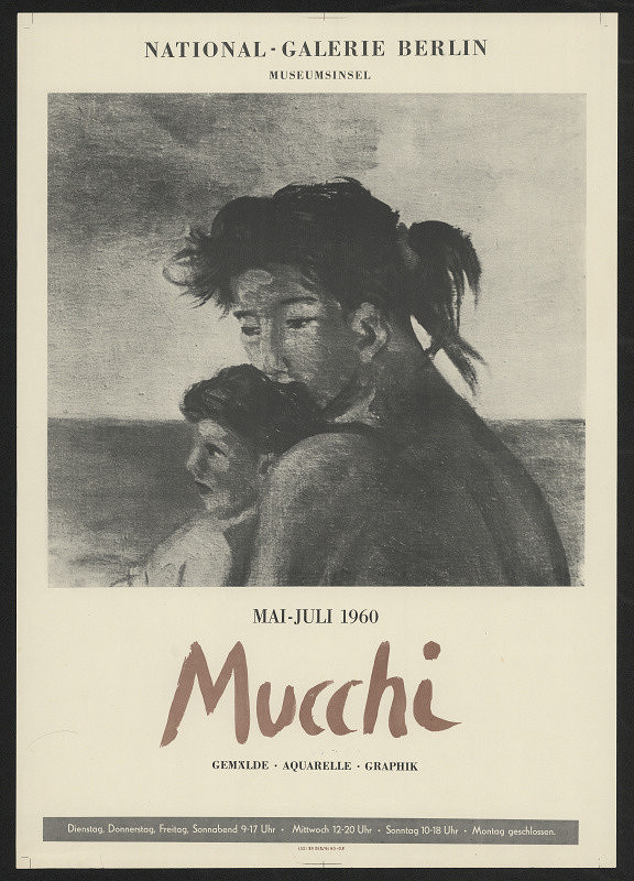 neznámý – Mucchi - National Galerie Berlin Mai-Juli 1960 