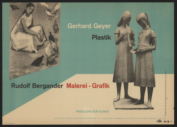 neznámý – Gerhard Geyer - Plastik, Rudolf Bergander - Malerei, Grafik 