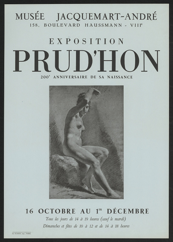 neznámý – Prud´hon, Musée Jacquemart - André, Paris 