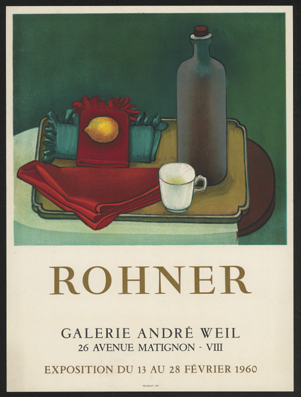 neznámý – Rohner - Galerie André Weil, Paris 