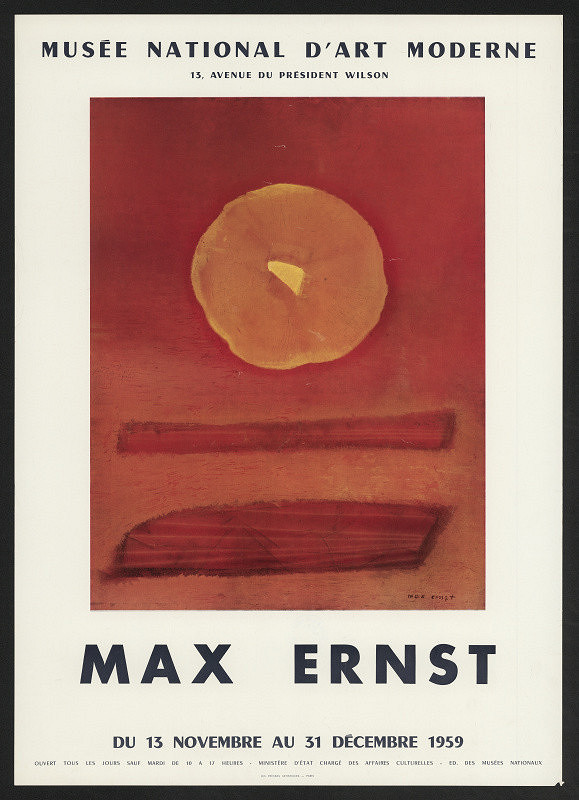 neznámý – Max Ernst - Museé National d´Art Moderne, Paris 