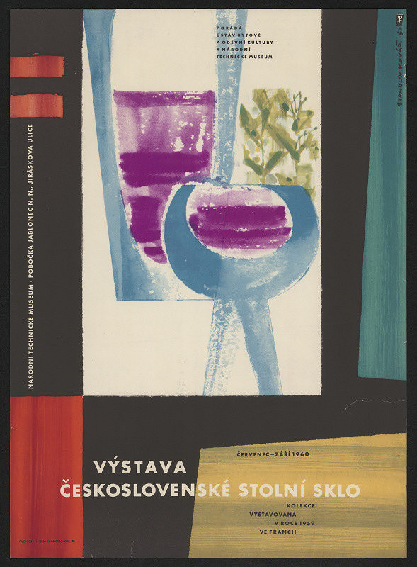 Stanislav Kovář – Výstav Československé stolní sklo 1960, Národní technické museum pobočka Jablonec n. N. 