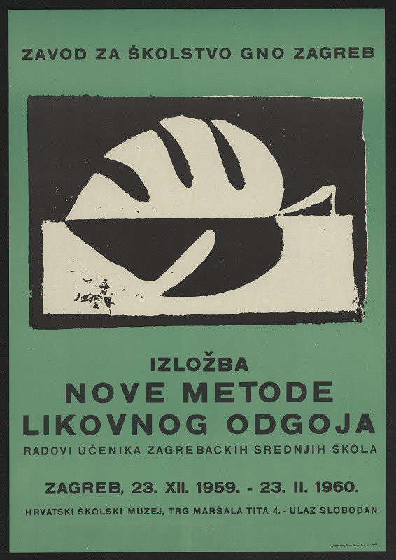 neznámý – Izložba Nove metode likovnog odgoja, Zagreb 