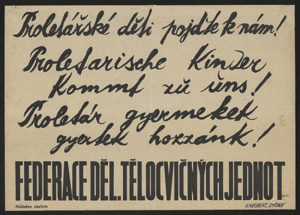 Václav Mašek – FDTJ (proletářské děti, pojďte k nám) 
