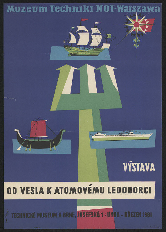 neznámý – Od vesla k atomovému ledoborci, Technické museum  v Brně 1961 