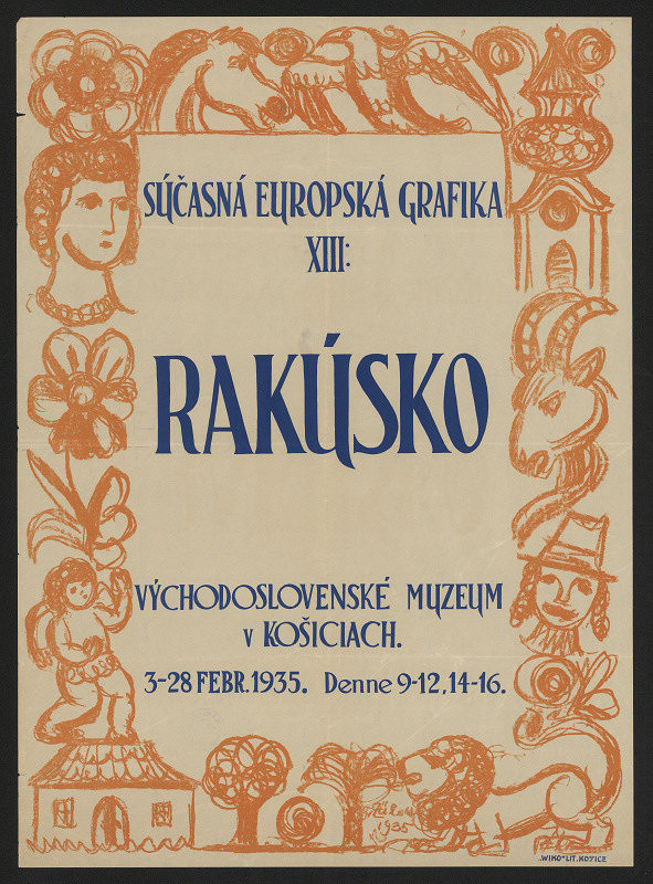 Franz von Zülow – Výstava rakouské grafiky, Košice 
