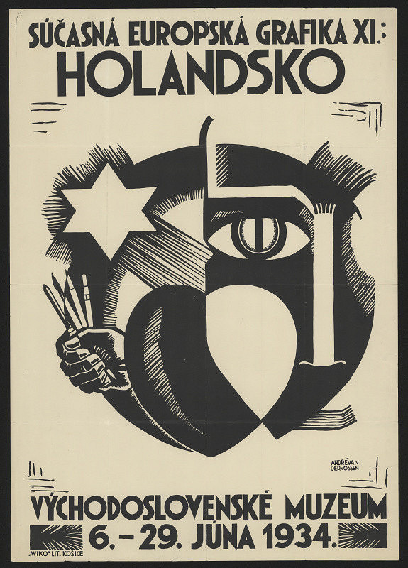 André van der Vossen – Výstava holandské grafiky, Košice 
