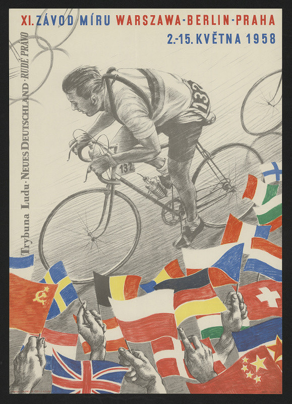 neznámý – XI. Závod  míru Warszawa - Berlin - Praha 1958 