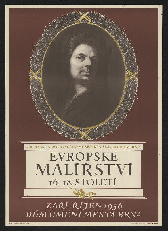 neznámý – Evropské malířství 16.-18. stol., Dům umění města Brna 1956 