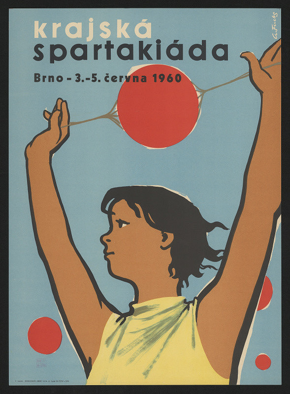 A. Fuchs – Krajská spartakiáda Brno 3.-5. června 1960 