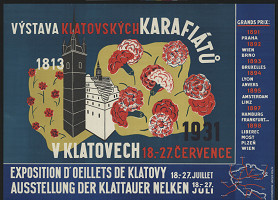 Anna Podzemná Suchardová – Výstava klatovských karafiátů 1931 