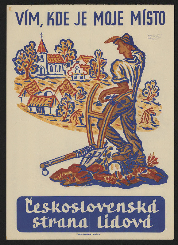 neznámý – Vím, kde je moje místo. Československá strana lidová 