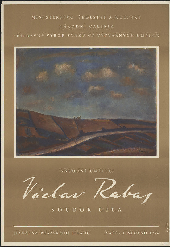 Miloš Pirdek – Národní umělec Václav Rabas soubor díla 1956 