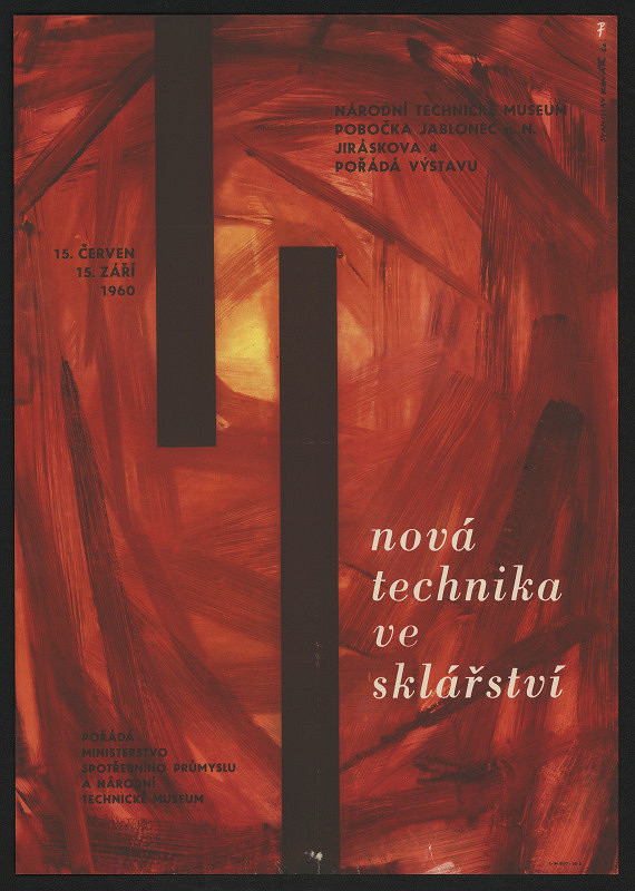 Stanislav Kovář – Nová technika ve sklářství 15. červen-15. září 1960 