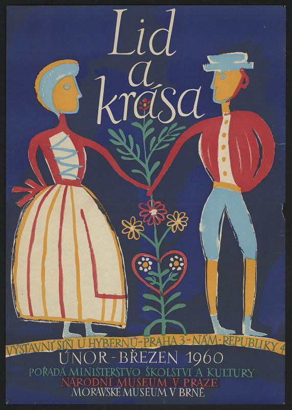 neznámý – Lid a krása výstavní síň U Hybernů Praha 3, únor-březen 1960 