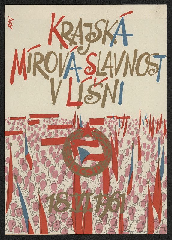 Fedor Petrikovský – Krajská mírová slavnost v Líšni 