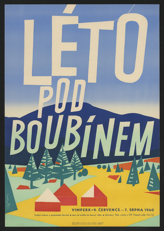 Jan Rajlich st. – Léto pod Boubínem, Vimperk 9. červenece-7. srpna 1960 