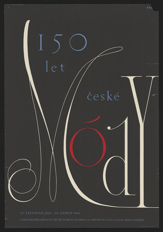 Jaša (Yasha) David – 150 let české módy 20. listopad 1960-20. leden 1961 