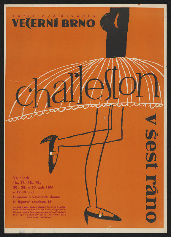Oldřich Jelínek – Satirické divadlo Večerní Brno, Charleston v šest ráno, 1961 