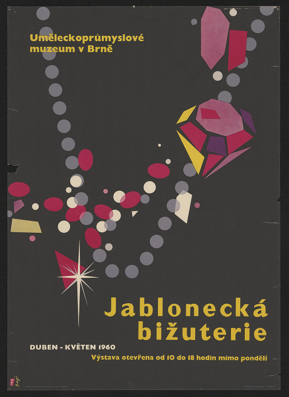 Jan Rajlich st. – Uměleckoprůmyslové muzeum v Brně, Jablonecká bižuterie, duben-květen 1960 