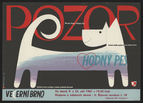 Vladimír Bernard Růžička – Pozor, hodný pes, Večerní Brno 