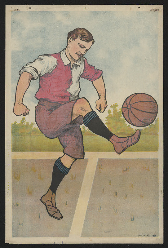 neznámý – Hráč kopané 