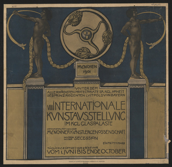 Julius Diez – VIII. Internationale Kunstausstellung Muenchen 1901 