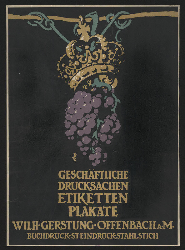 neznámý – Geshäftliche  drucksachen, etiketten, plakate 