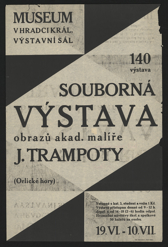 neznámý – Souborná výstava J. Trampoty 