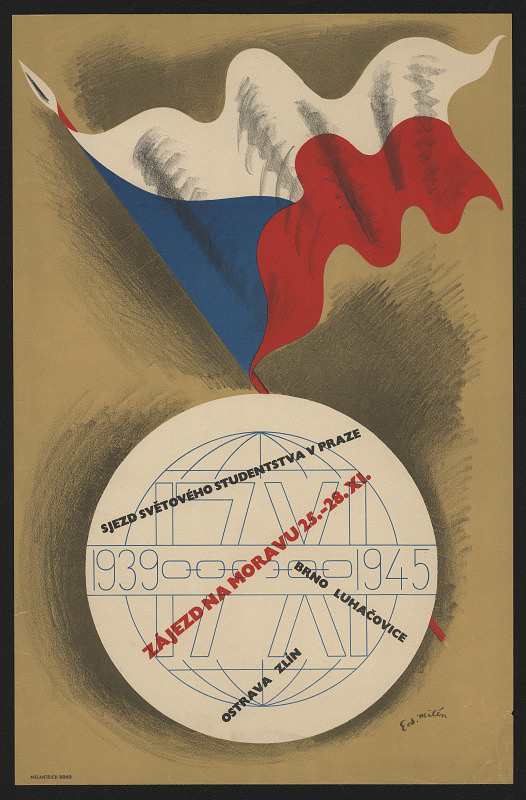 Eduard Milén – Sjezd světového studentstva v Praze 