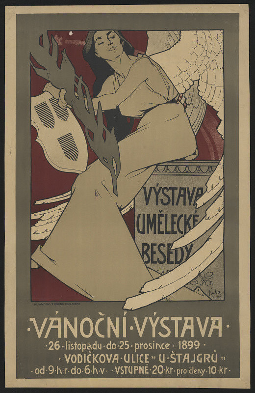 Ludvík Kuba – Vánoční výstava U.B., Praha 