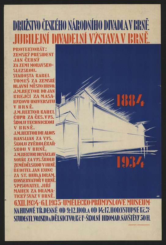 neznámý – Jubilejní divadelní výstava v Brně 