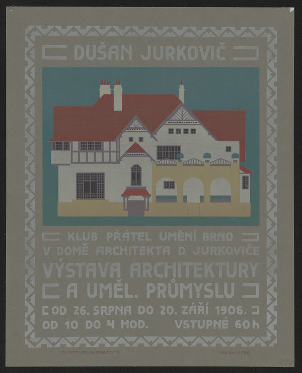 Dušan Samuel Jurkovič – Výstava Klubu P.U. v Brně (D. Jurkovič) 