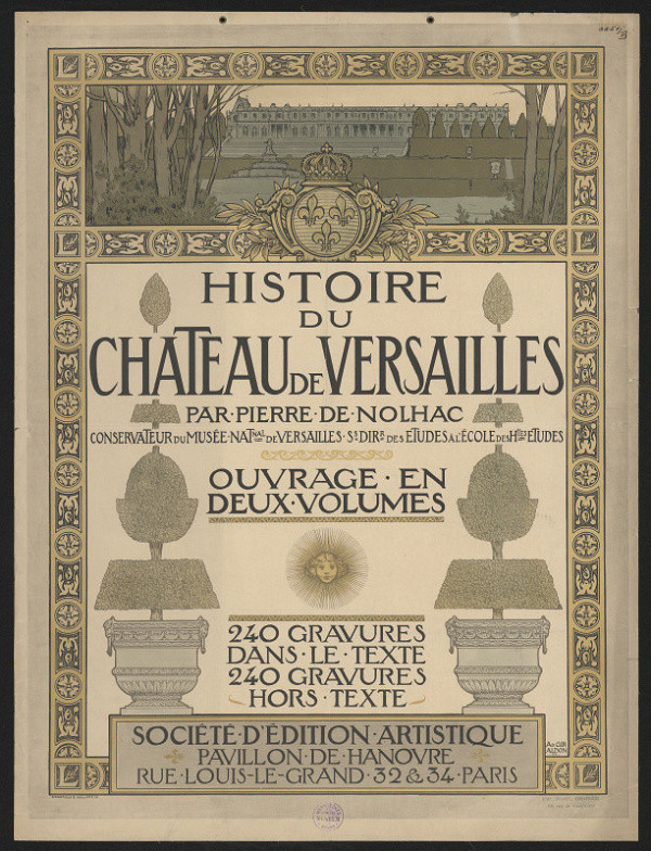 A. Giraldon – Histoire du chateau de Versailles 