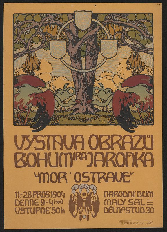 Bohumír Jaroněk – Výstava obrazů Bohumíra  Jaroňka v Moravské Ostravě 