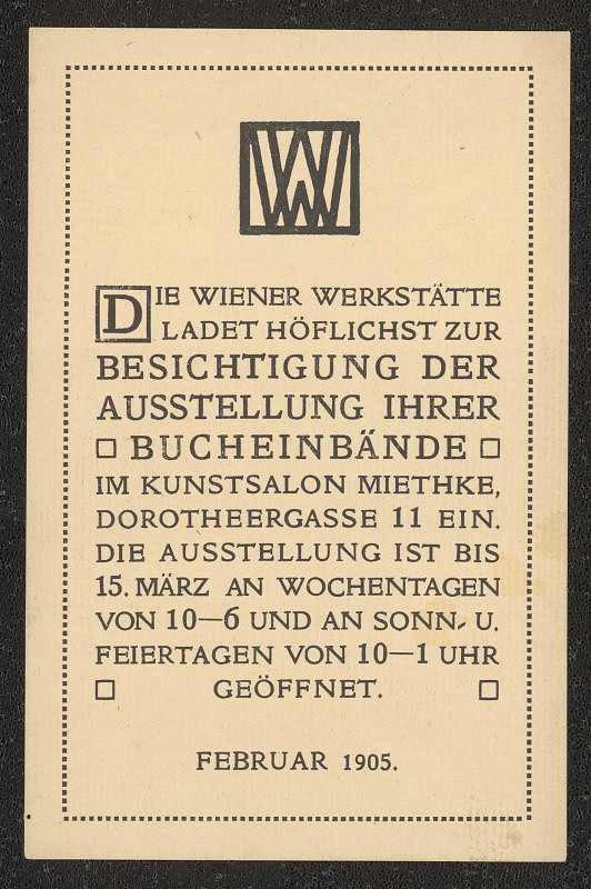 neznámý – Wiener Werkstaedtte 