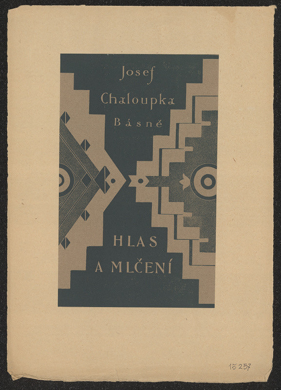 neznámý – J. Chaloupka: Básně - Hlas mlčení 