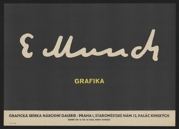 neznámý – E. Munch - grafika 