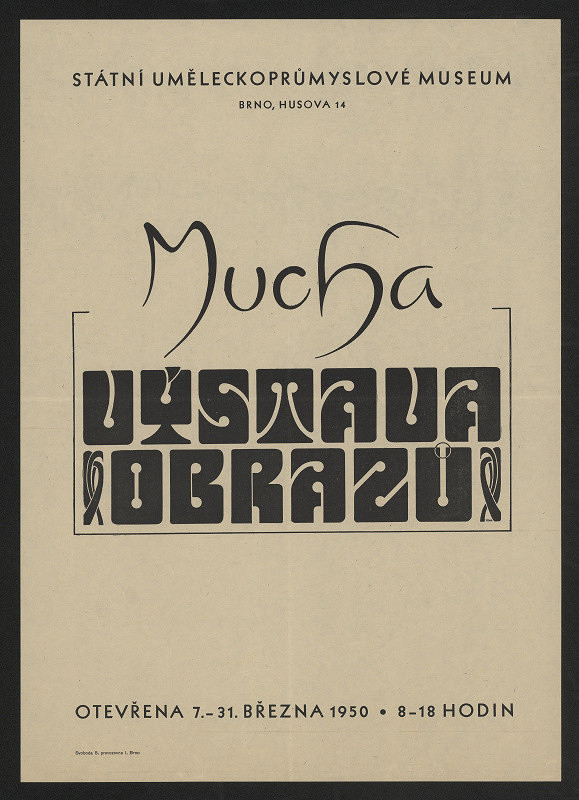 neznámý – Mucha - výstava obrazů 