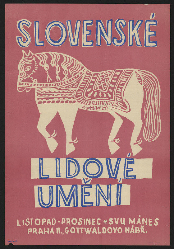 Arnošt Paderlík – Slovenské lidové umění. Listopad-prosinec SVU Mánes 