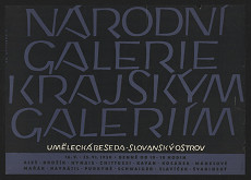 Josef Kaplický – Národní galerie krajským galeriím 