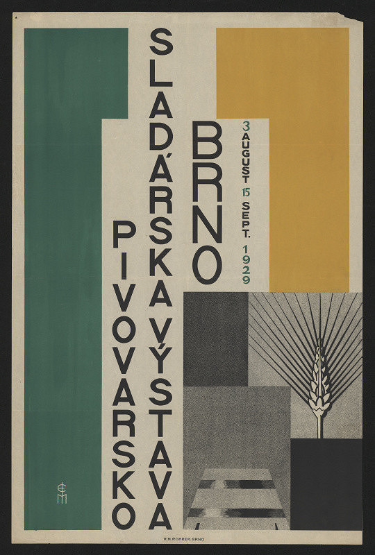 Eduard Milén – Pivovarsko-sladárenská výstava, Brno 