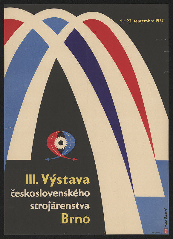 Adolf Pražský – III. výstava čs. strojárenstva Brno 