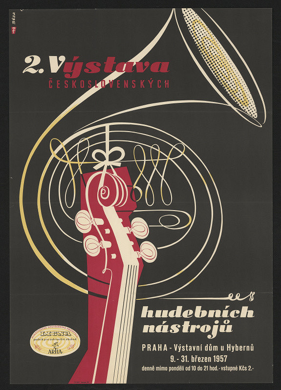 Jaroslav Béza – 2. Výstava československých hudebních nástrojů, Praha 