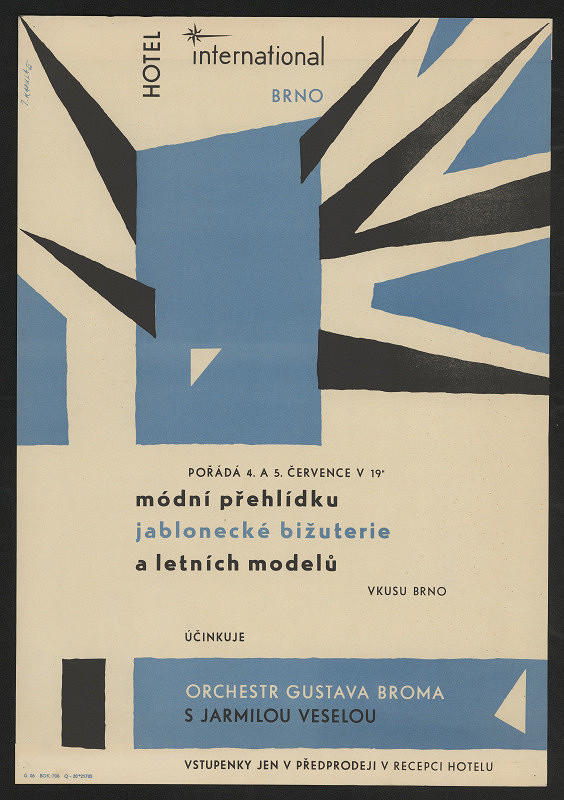 Josef Kadula – Módní přehlídka jablonecké bižuterie a letních modelů Vkusu Brno. Hotel Inetrnational 
